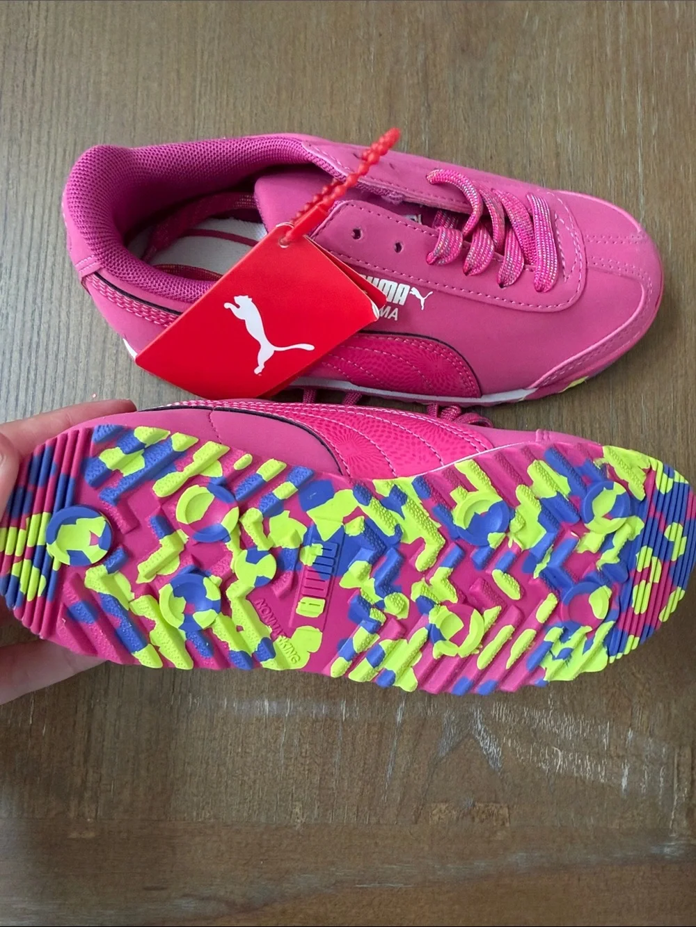 Puma Pink Roma Kids Sneakers
